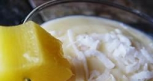 Pina Colada Smoothie with Yogurt