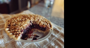 Cherry Pie with Almond Crumb Topping