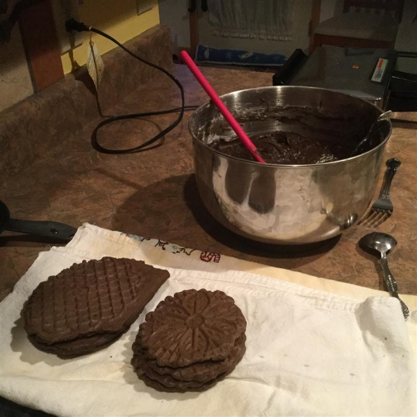 Chocolate Pizzelles