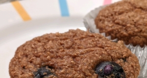 Low-Fat Blueberry Bran Muffins