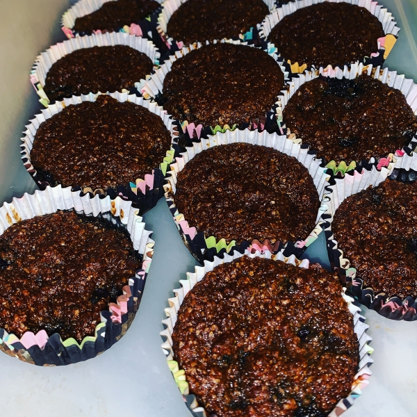 Low-Fat Blueberry Bran Muffins