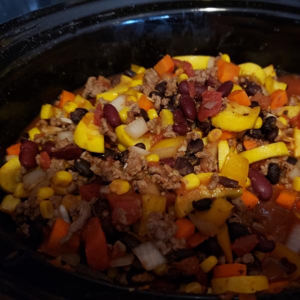 Very Veggie and Beef Chili