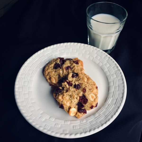 Cranberry Oats with Chocolate