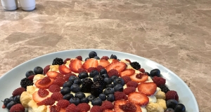 Fresh Berry Tart with Chambord Sauce