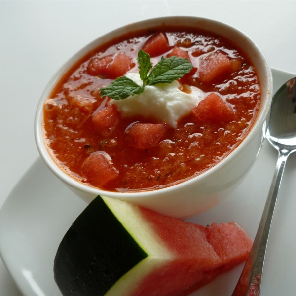 Julia's Watermelon Gazpacho