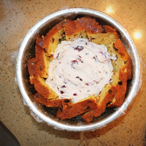 Cherry, Chocolate, and Pistachio Zuccotto