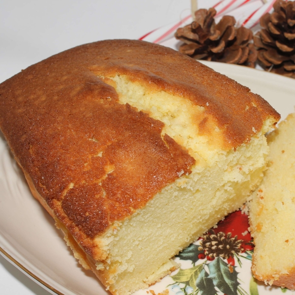 Coconut Sour Cream Pound Cake