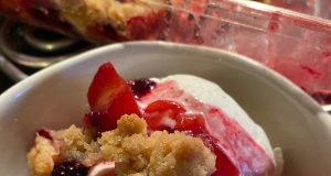 KK's Three Fruit Cobbler