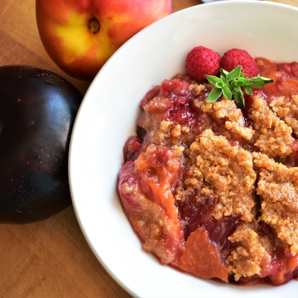 KK's Three Fruit Cobbler