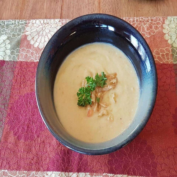 Leek and Salmon Soup