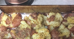 Crispy Chipotle Roasted Smashed Potatoes