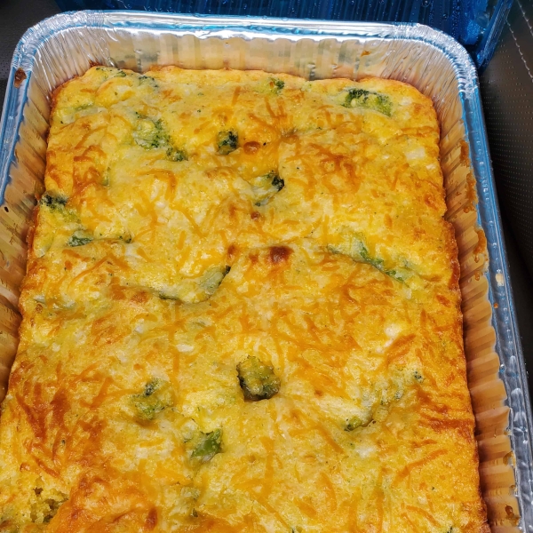 Broccoli Cornbread with Cheese