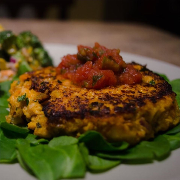 Sweet Potato Salmon Fish Cakes