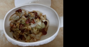 Fried Irish Cabbage with Bacon