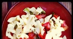 Tomato Basil Tagliatelle