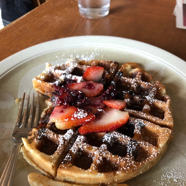 Whole Wheat Banana Waffles