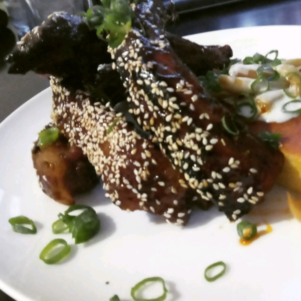 Root Beer and Sesame Glazed Ribs
