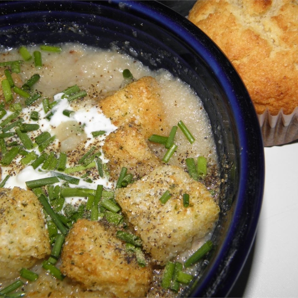 Amy Rose's Roasted Cauliflower Soup