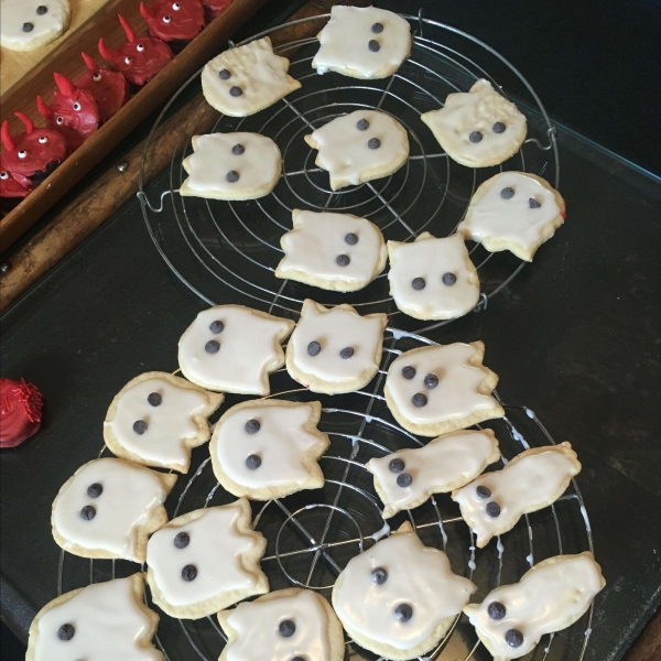 Halloween Ghost Cookies