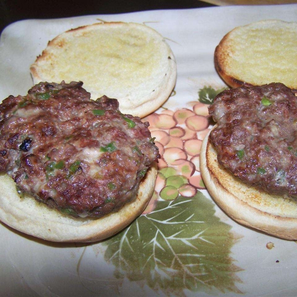 Jalapeno-Blue Cheese Burgers