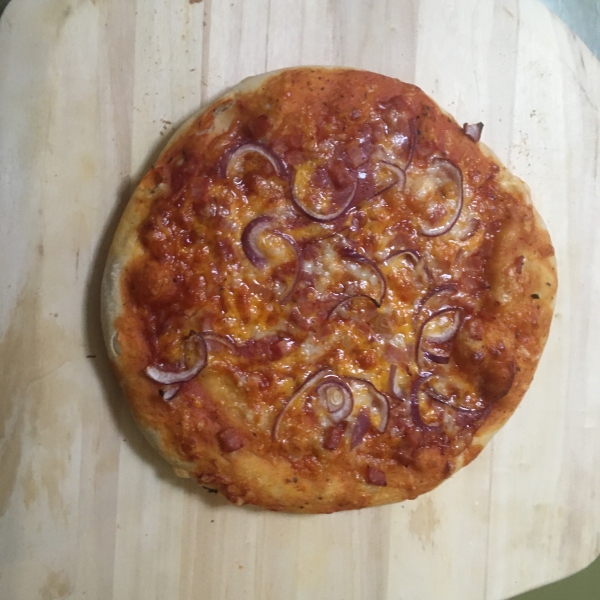 Neapolitan-Style Pizza Dough with Garlic and Italian Seasonings