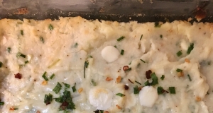 Creamy Cauliflower (Fauxtato) au Gratin