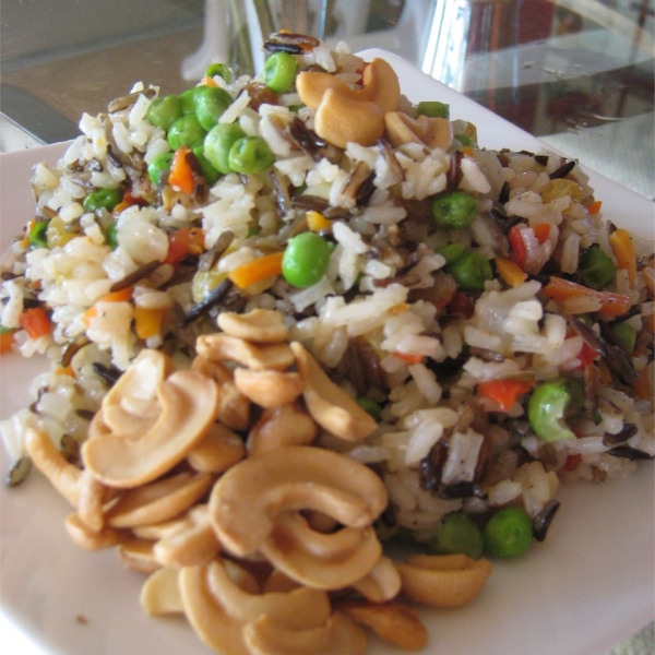 Cashew Raisin Rice Pilaf