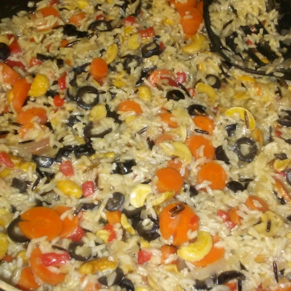 Cashew Raisin Rice Pilaf