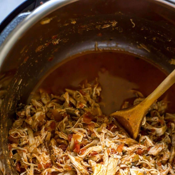 Easy Slow Cooker Salsa Chicken