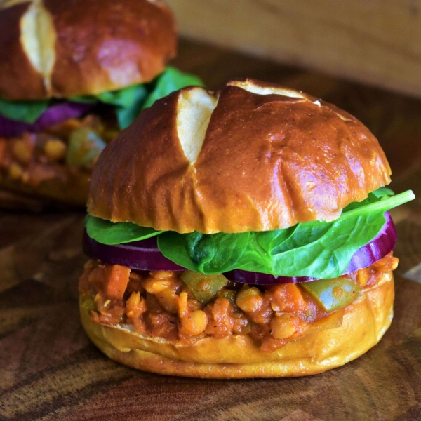Healthy Sloppy Joes with Lentils
