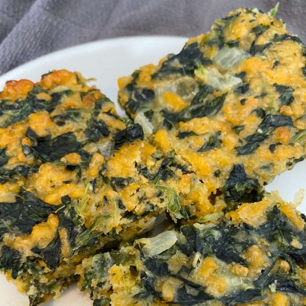 Spinach Cheese Squares