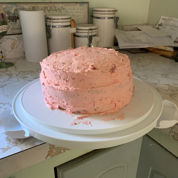 Strawberry Cake and Frosting I