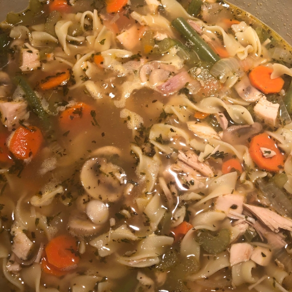 No-Fuss Turkey Noodle Soup