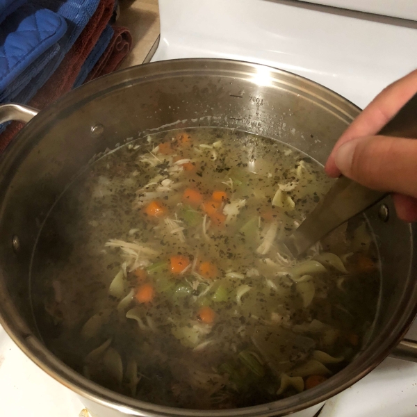 No-Fuss Turkey Noodle Soup