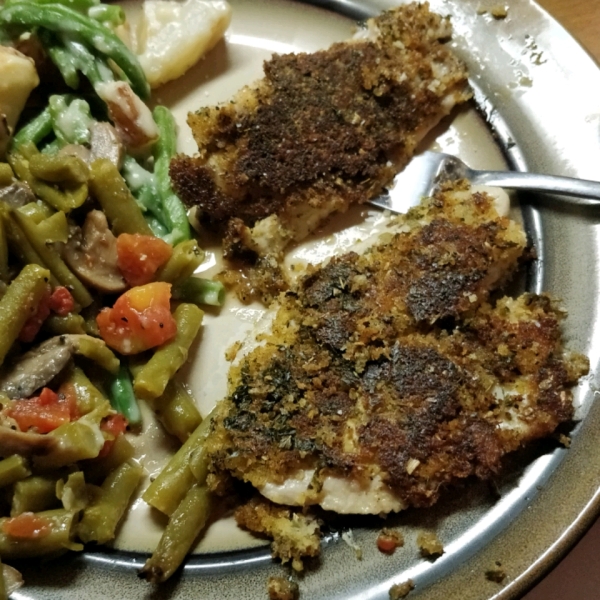 Pan-Fried Mustard Mayonnaise Tilapia