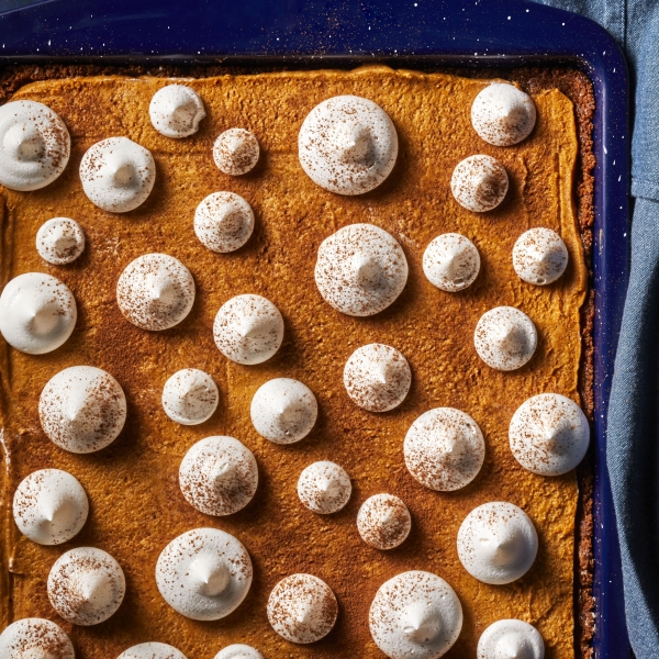 Pumpkin Chiffon Slab Pie