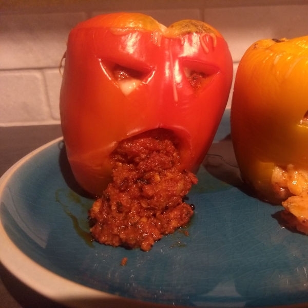 Keto Italian Stuffed Peppers