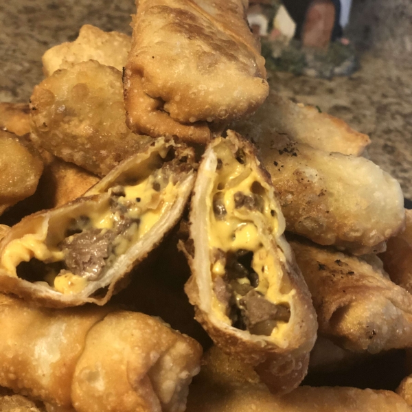 Cheesesteak Egg Rolls