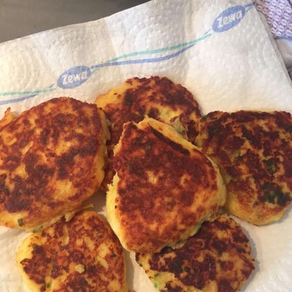 Easy Leftover Potato Pancakes