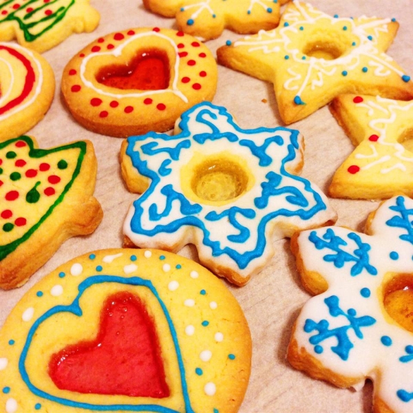 Stained Glass Window Cookies