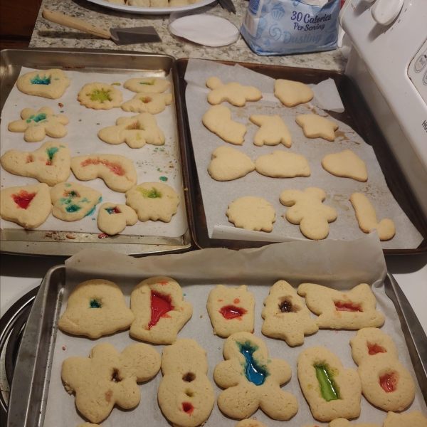 Stained Glass Window Cookies