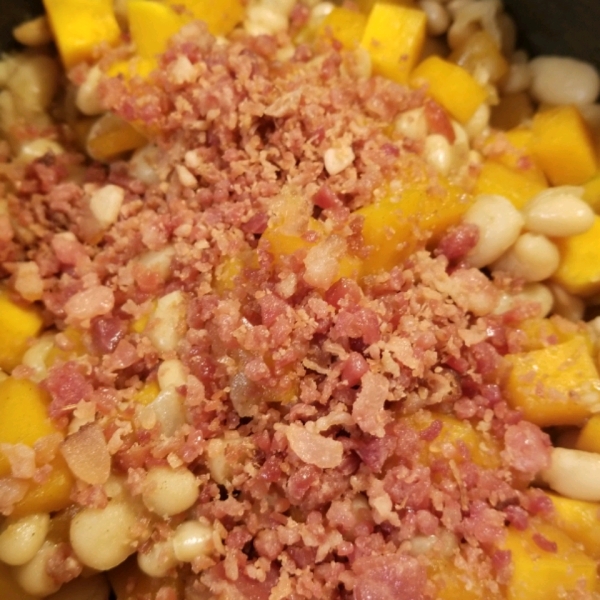 Maple Cannellini Bean Salad with Baby Broccoli and Butternut Squash