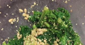 Quinoa, Kale, and Avocado Salad with Lemon Dijon Vinaigrette Dressing