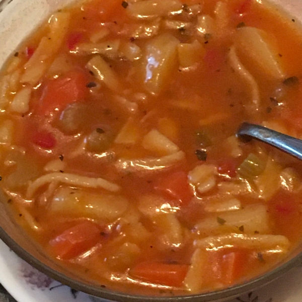 Healthy Veggie Minestrone Soup