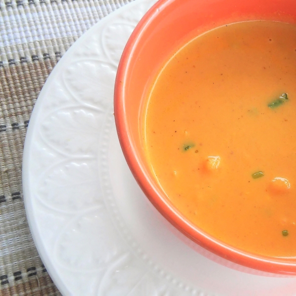 Pumpkin and Shrimp Soup