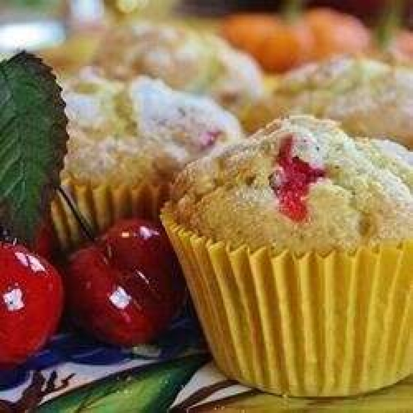 Moist Cranberry Pecan Muffins