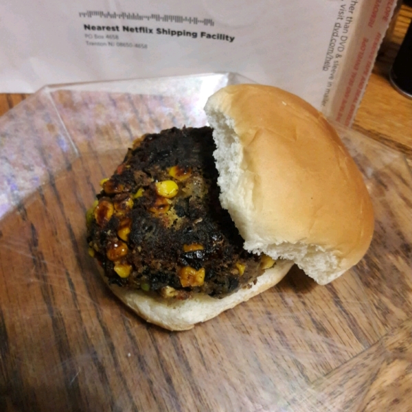 Spicy Black Bean and Corn Burgers