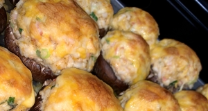 Creole Crab-Stuffed Mushrooms