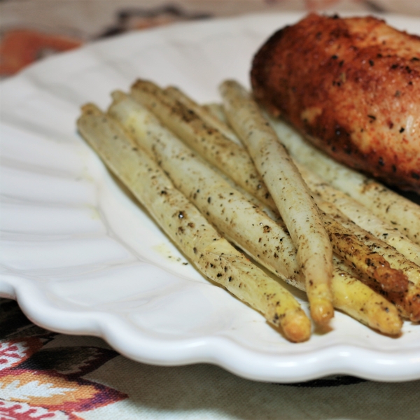 Roasted White Asparagus with Herbes de Provence