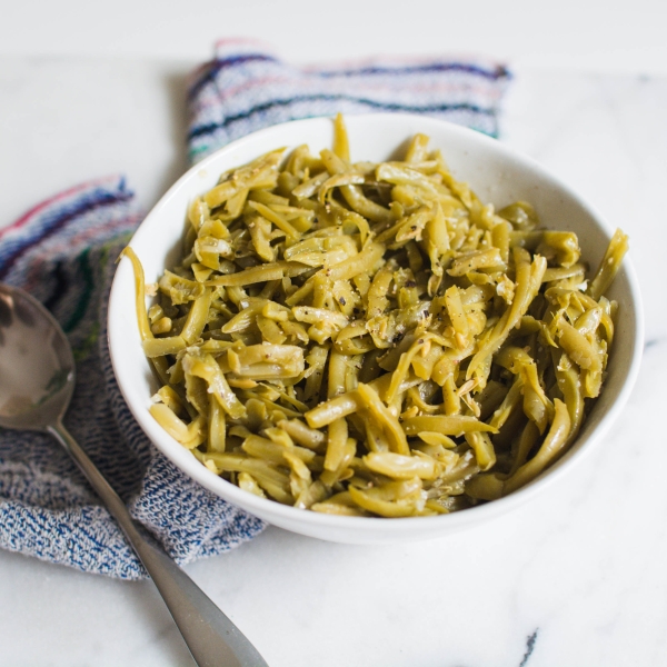 Zesty White Wine Green Beans